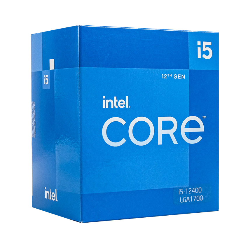 CPU Intel Core I5 12400 (2.5GHz Turbo 4.4GHz) 6 Nhân 12 Luồng, Cache 18MB, Socket LGA 1700)